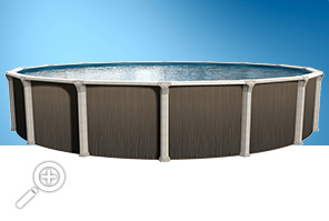 Pathfinder model above-ground swimming pool