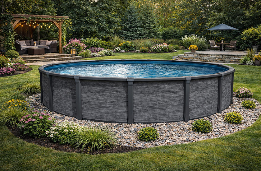 Above-ground pool Torino